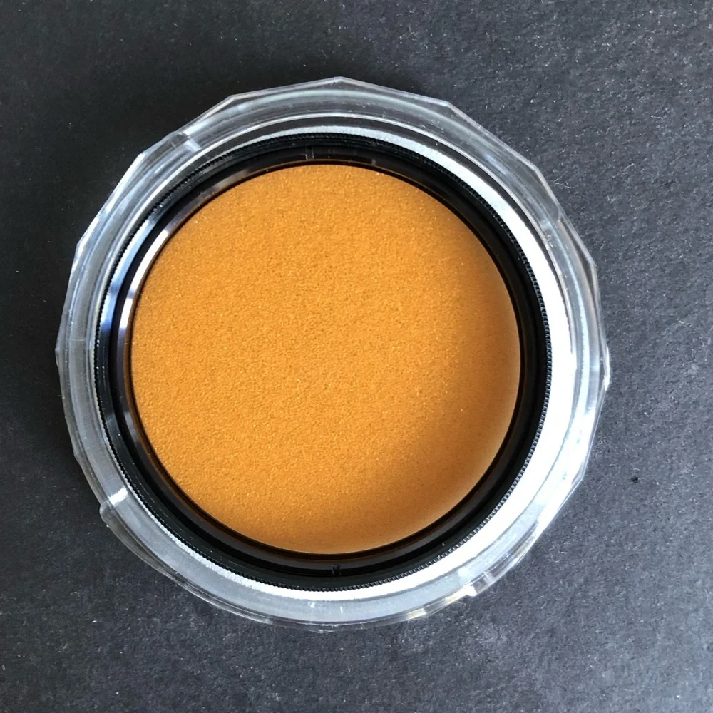 Milo 55mm Multi Coated Amber Glass Lens Filter Made in Japan Excellent